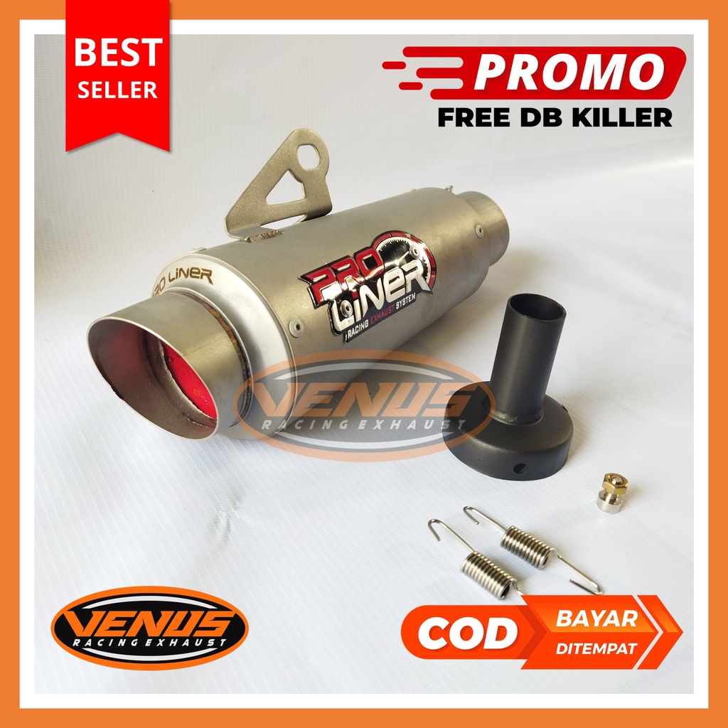 Knalpot Proliner TR1 Silincer Slincer Slenser Knalpot Racing Proliner TR1 Free DB Killer untuk motor