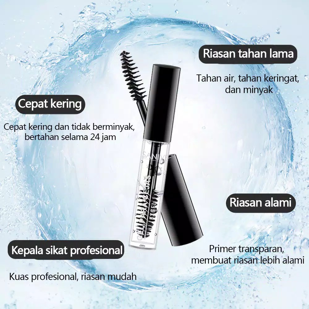 SANIYE Gel Alis Bulu Mata Mascara Eyebrow Eyelash Fixer Tranparant