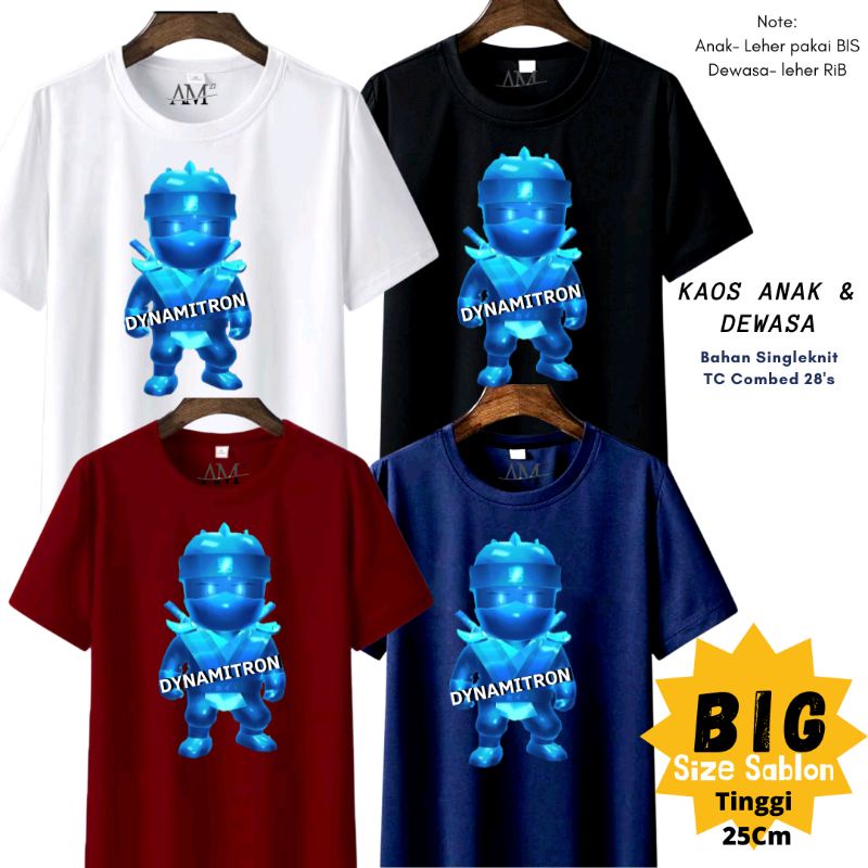 BIG! BAJU ANAK COWOK 3-12 Tahun - Remaja - Dewasa - JUMBO Dynamitron Stumble