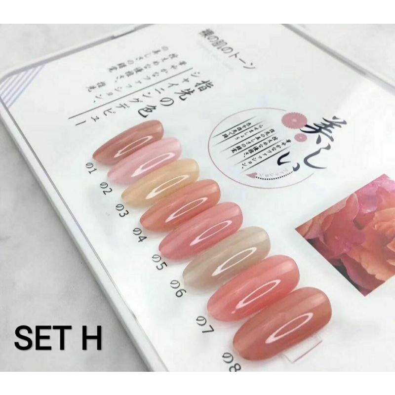 NISI NAIL GEL POLISH SET KUTEK GEL 15ML ISI 8 READY JAKARTA