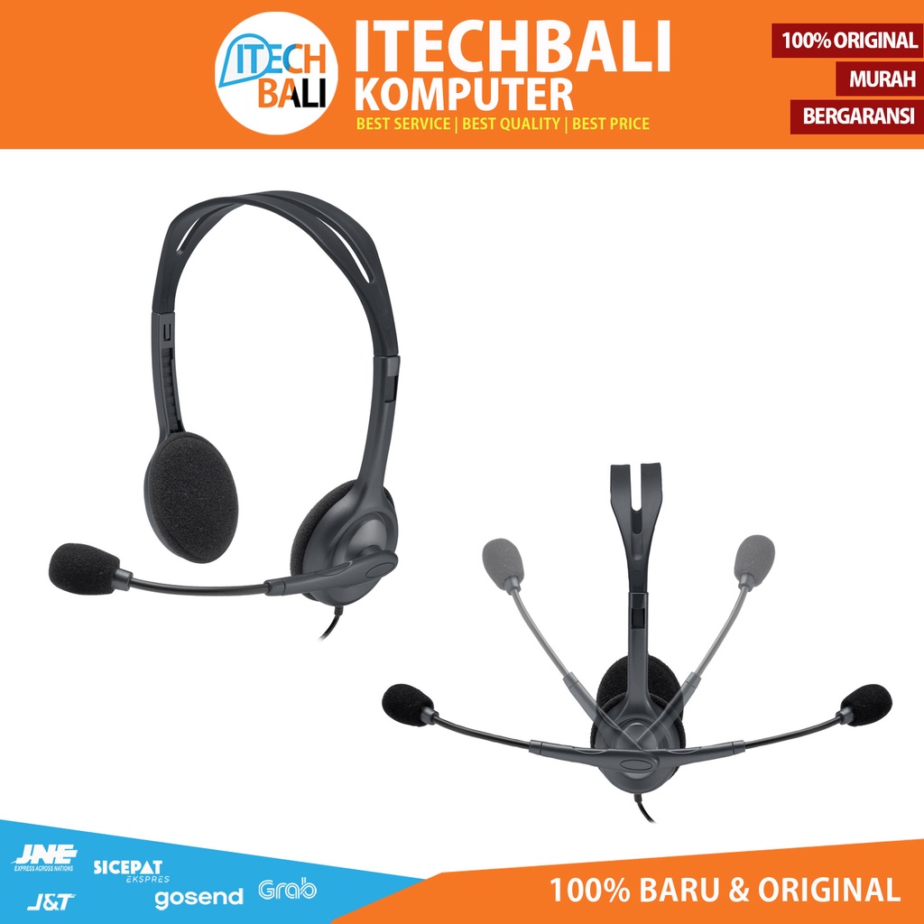 Headset LOGITECH H111 Stereo Jack 3.5mm | ORIGINAL