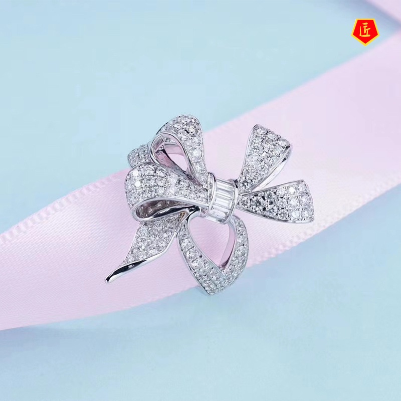 [Ready Stock]S925 Silver Fashion Luxury Butterfly Ring Female