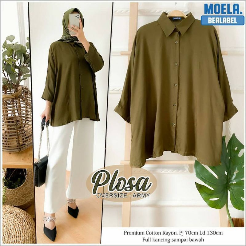 Plosa Blouse Bahan Katun Rayon/Atasan Wanita Terbaru/Atasan Murah