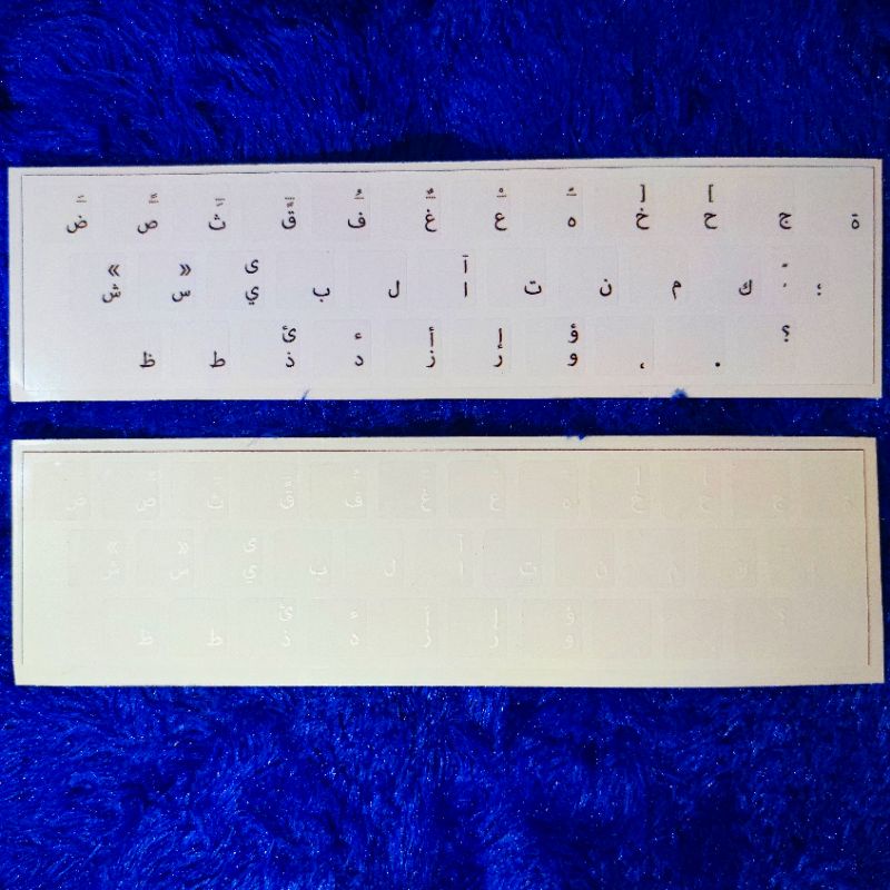 stiker keyboard Arab Macbook Transparan