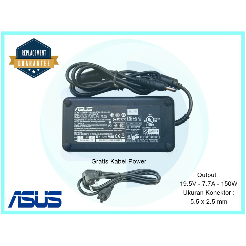 ADAPTOR CHARGER ORIGINAL LAPTOP ASUS ROG STRIX GL503V GL503 GL503VD