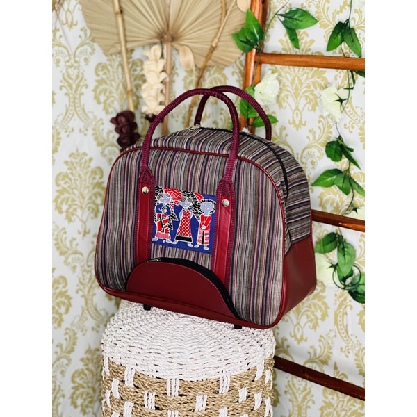 travelbag tenun lurik bu tejo