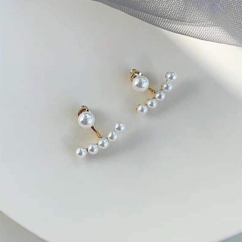 Anting E357 Gantung Mutiara Air Tawar Lapis Silver Sterling 925 untuk Fashion Wanita Mutiara anting