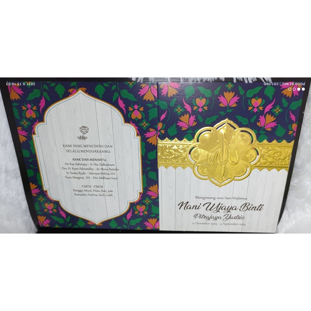 

Cover Yasin 11 | Cover Yasin Tipis | Soft Cover Yasin | Sampul Yasin | Kulit Yasin