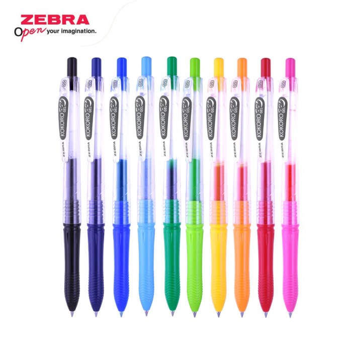 

Zebra Kokoro Set 10 (All Colour In 1)