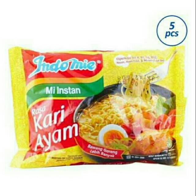 

Indomie Kari Ayam 5pcs