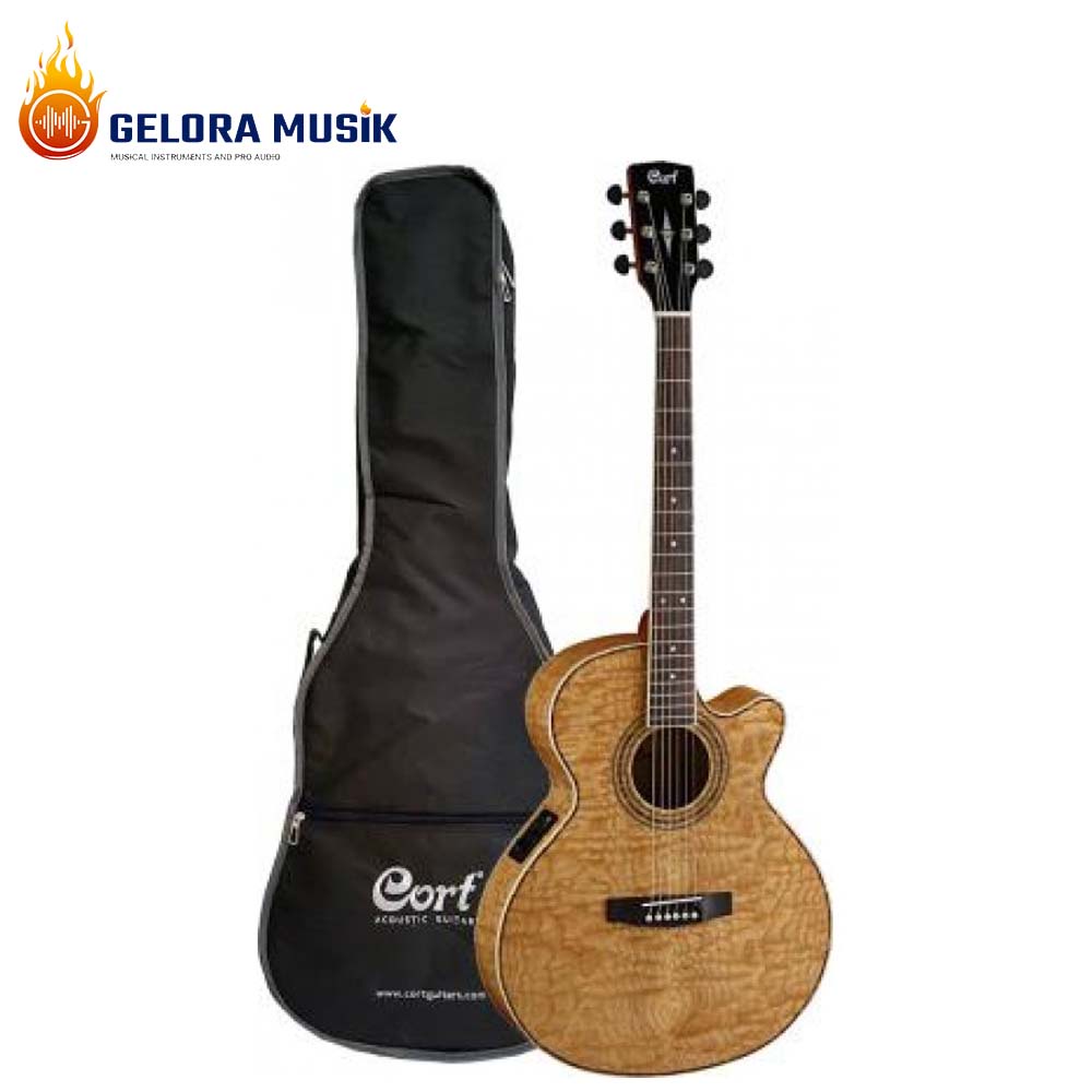 Gitar Akustik Elektrik Cort SFX-AB-OP NAT (Dove) W/Bag