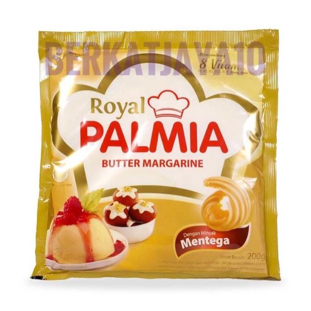 MURAH ROYAL PALMIA Halal Butter Margarine Mentega kemasan 200 Gram.