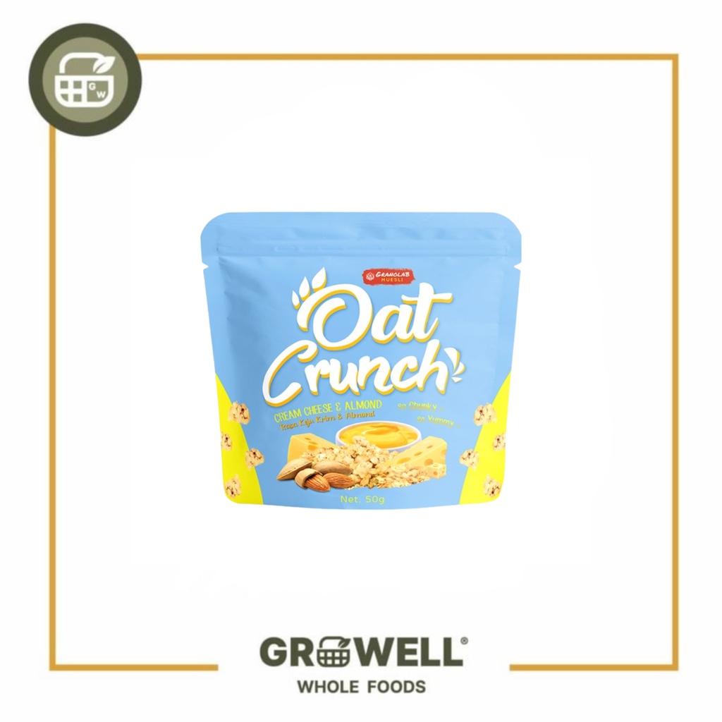 

GRANOLAB OAT CRUNCH CREAM CHEESE & ALMOND 50GR