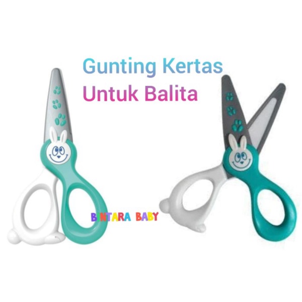 

Gunting Kertas Balita / Kiddy Cut Gunting Anak TK Melatih Motorik