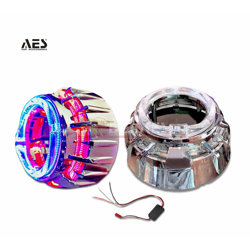 Shroud AES Double AE 2.5 Paket kristal Halo Ring Merk AES