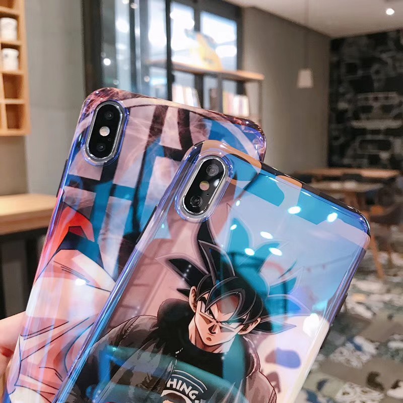 Casing Motif Dragon Bola Super Saiyan Untuk ( For iPhone 14/13/12/11 Pro Max XR XS MAX 7 8 PLUS X Ready  )