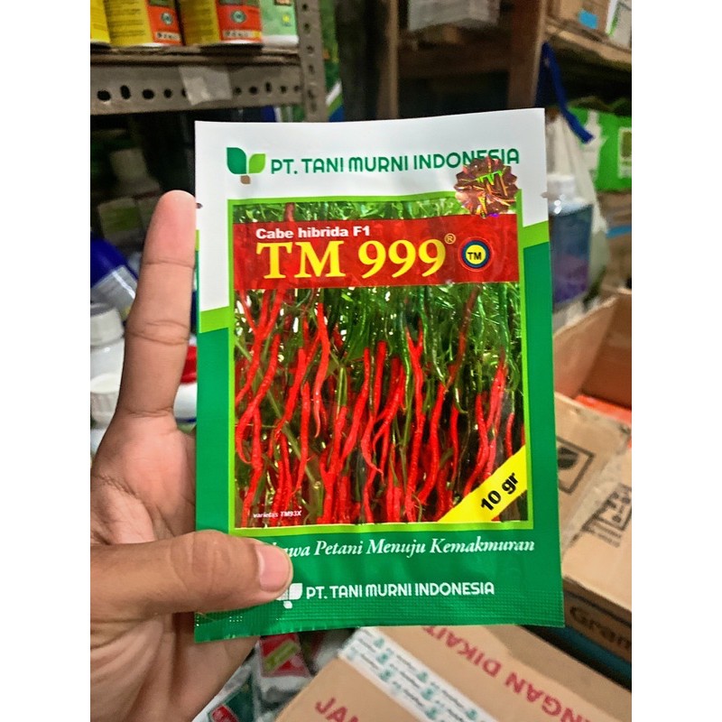 Bibit Cabai Tani Murni TM 999 Cabe Hibrida F1 - 10 gram