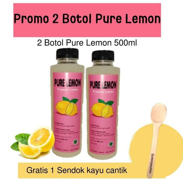 

Sangath..enak!! PAKET 2 BOTOL PURE LEMON 500 ML LEBIH HEMAT M19M01