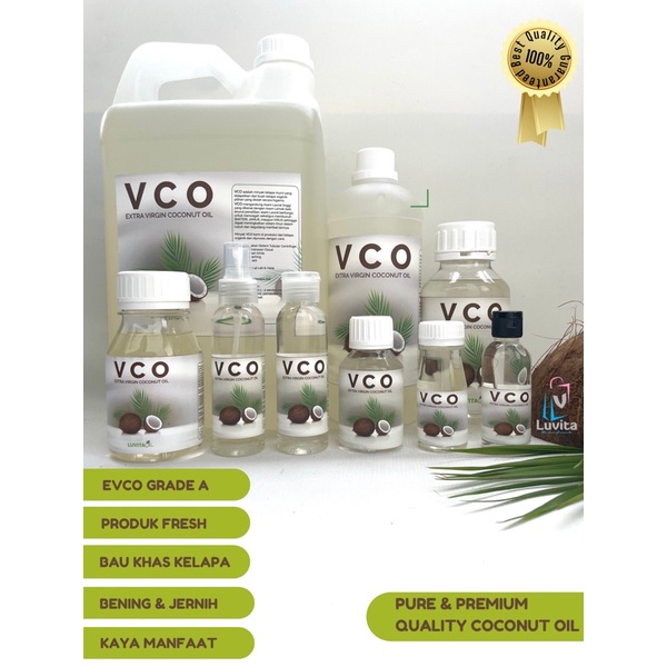 VCO 1 liter Extra Virgin Coconut Oil Minyak kelapa 1000ml