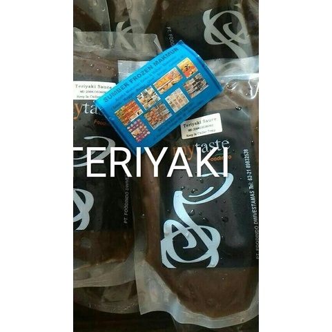 

☁ saus teriyaki 500gr my taste mytaste. sumber frozen makmur ♩