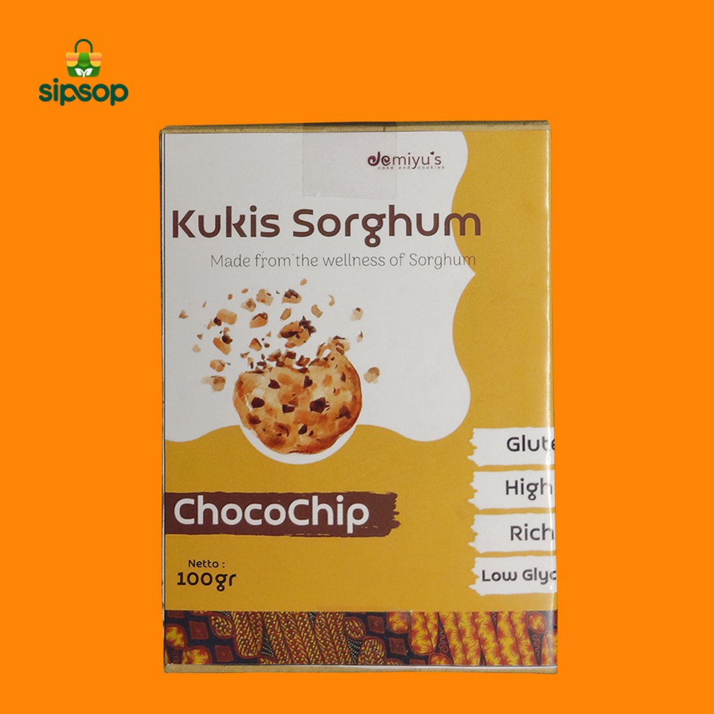 

COOKIES SORGHUM CHOCOCHIP – Kukis Diet Bebas Gluten Cemilan Sehat