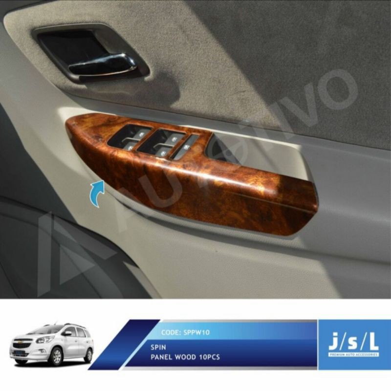 panel kayu Chevrolet spin Dash board power window Wood cover jsl