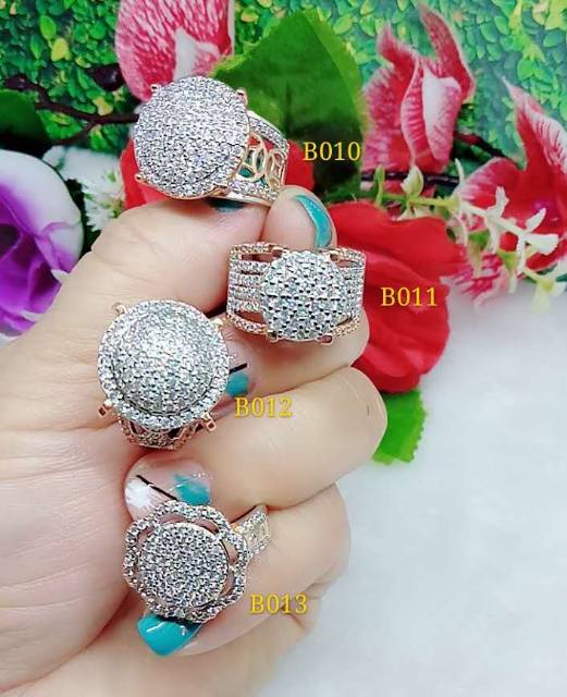 Cincin kombinasi Permata B010-013