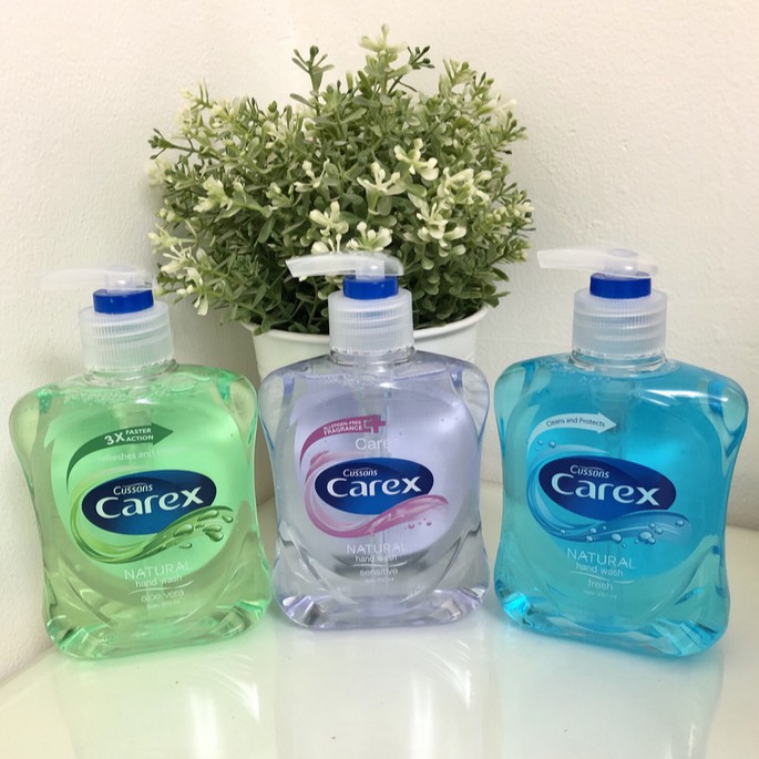 Carex Hand soap pump 250ML sabun cuci tangan antiseptic handsoap carex cussons antiseptic 250 ML