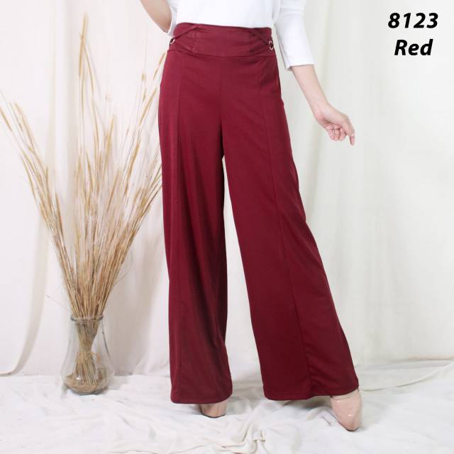 CELANA KULOT PANJANG WANITA 8123 BAGGY PANTS LUVALINE SUPER MURAH KUALITAS BAGUS