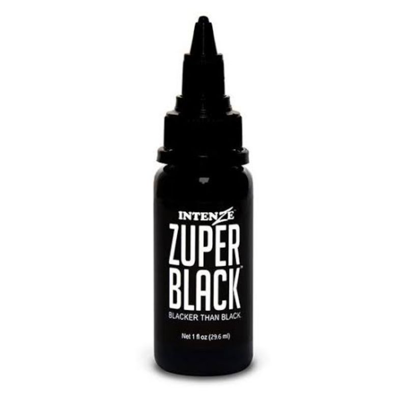 TINTA TATTOO ZUPER BLACK INTEZE/TATTOO INK/INTEZE/ORGINAL USA/REBOTLE