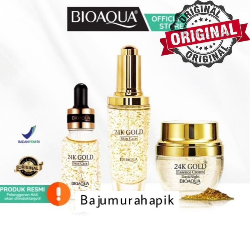 Bioaqua 24k Gold Serum/ Cream/ Facial Wash