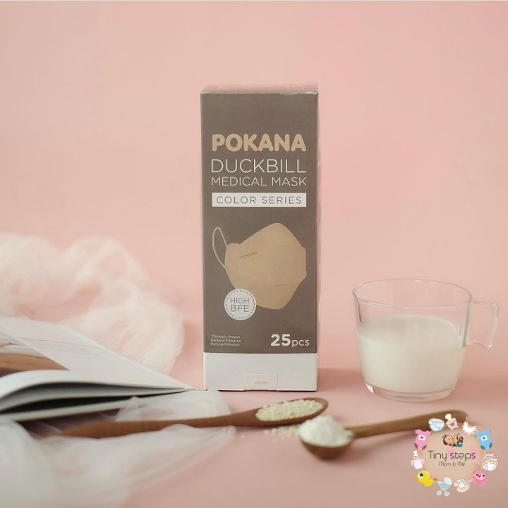 POKANA Duckbill 4ply Earloop Surgical Face Mask Adult - Masker Duckbil