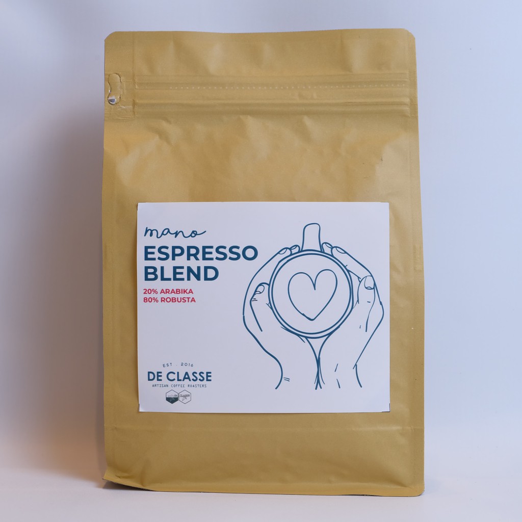 

ESPRESSO BLEND 80:20 500 GRAM | BIJI KOPI ATAU BUBUK MANO BLEND