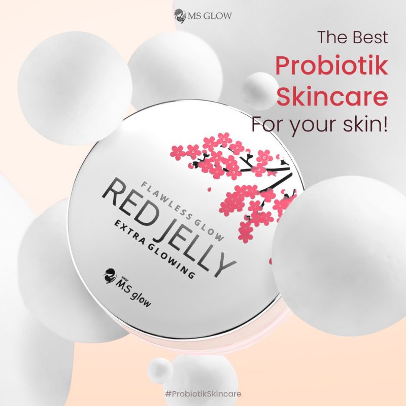 MSGLOW FLAWLESS & GLOW RED JELLY msglow original flawless & glow red jelly
