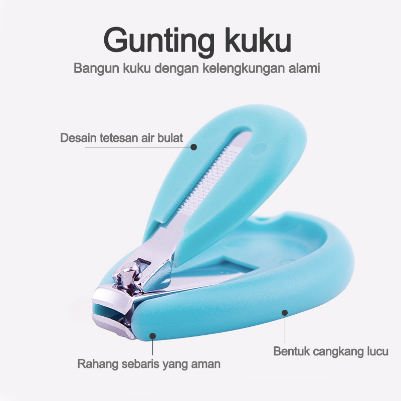 Gunting Kuku Bayi set 4/Gunting kuku set/Gunting kuku bayi SET 4 PCS / Baby nail clipper set L57