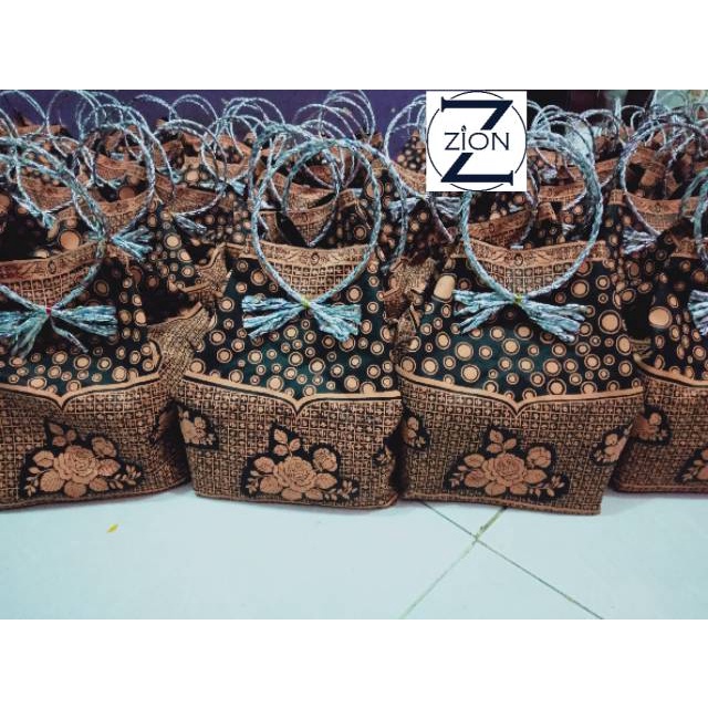 

ZION - Tas hajatan batik elegan tali bulat spund bond mewah 22