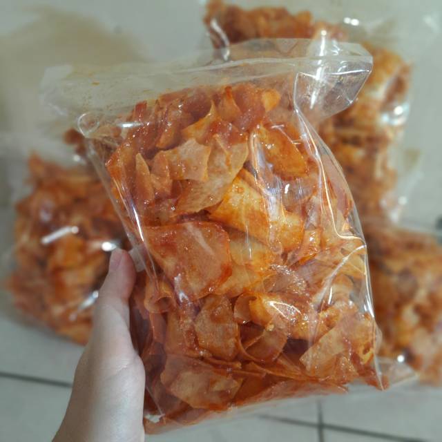 

Keripik singkong pedas manis