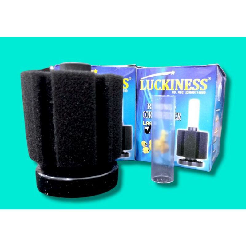 Aerator spon filter bio foam LUCKINESS Round Corner Filter L99