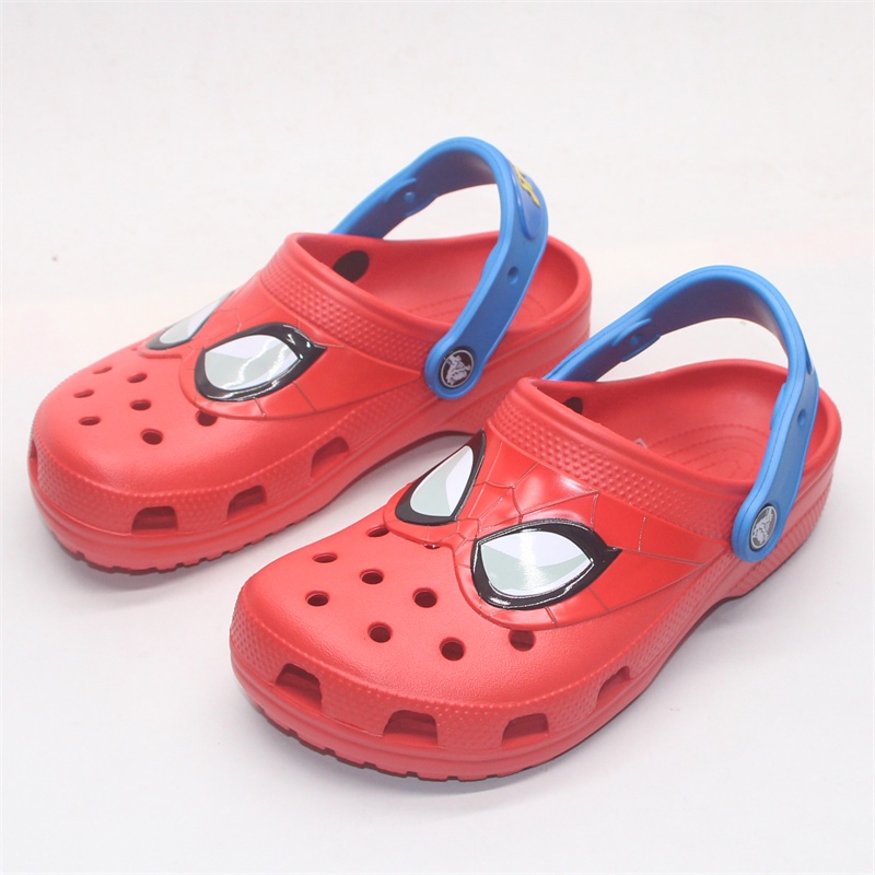 Crocs Anak Spiderman New Crocs / Sandal Karakter / Spiderman / Sandal Anak Laki-Laki / Sandal Anti Licin - Red