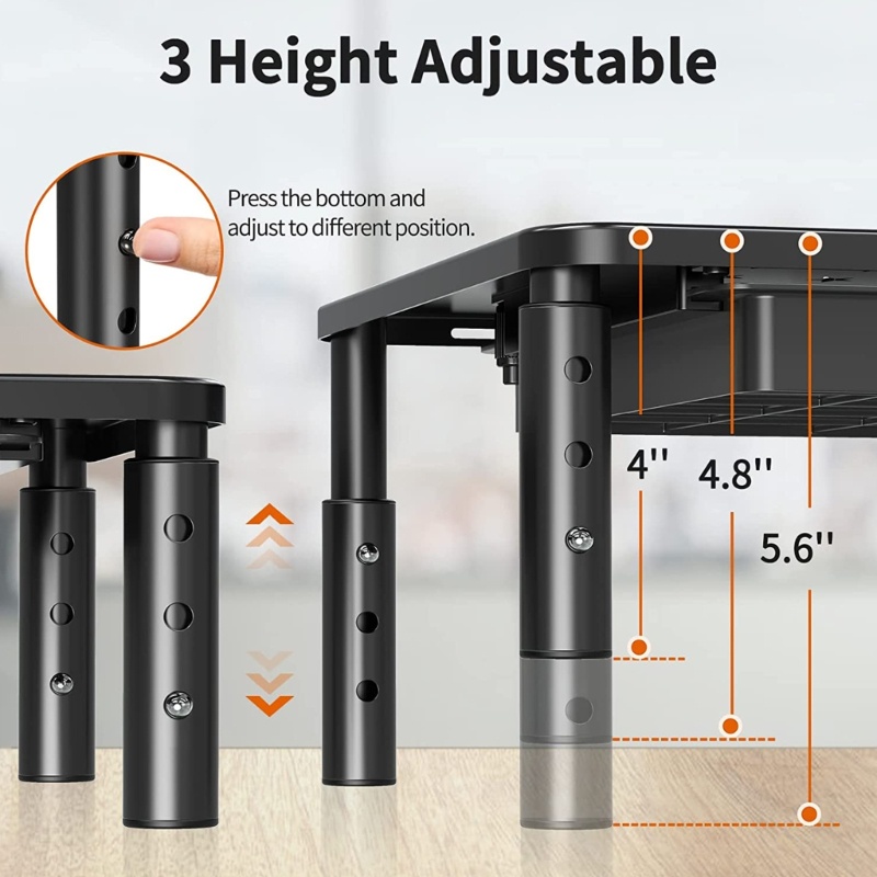 Zzz Stand Rak Organizer Holder Monitor Komputer / Laptop / Tv / Printer