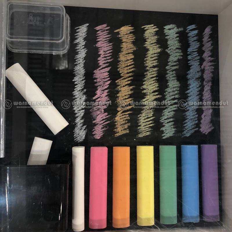 

IKEA MALA Kapur tulis, aneka warna isi 9pieces, untuk 3 tahun keatas