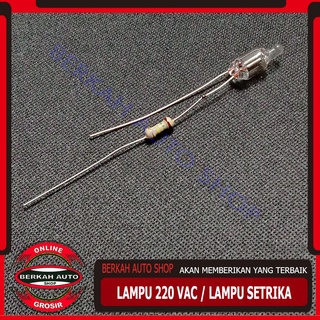 Lampu Setrika + Resistor