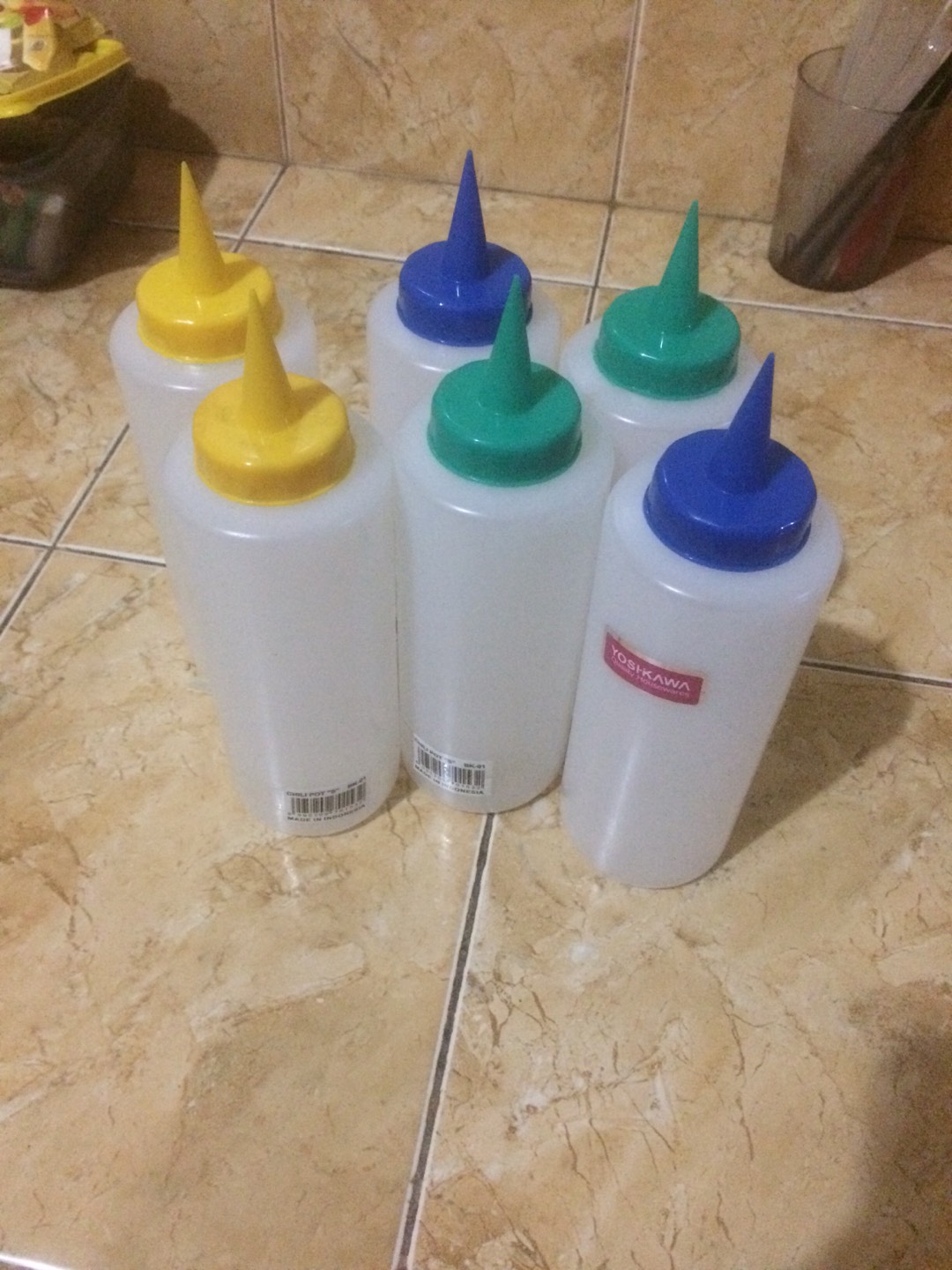 Botol Tutup Lancip Ukuran S Botol Mayonaise Kecap Saos