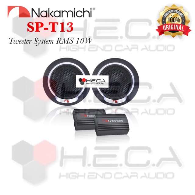 Tweeter NAKAMICHI SP-T13 Silk Dome Car Tweeter Audio Mobil Speaker SP T13 Kecil dashboard SPT13