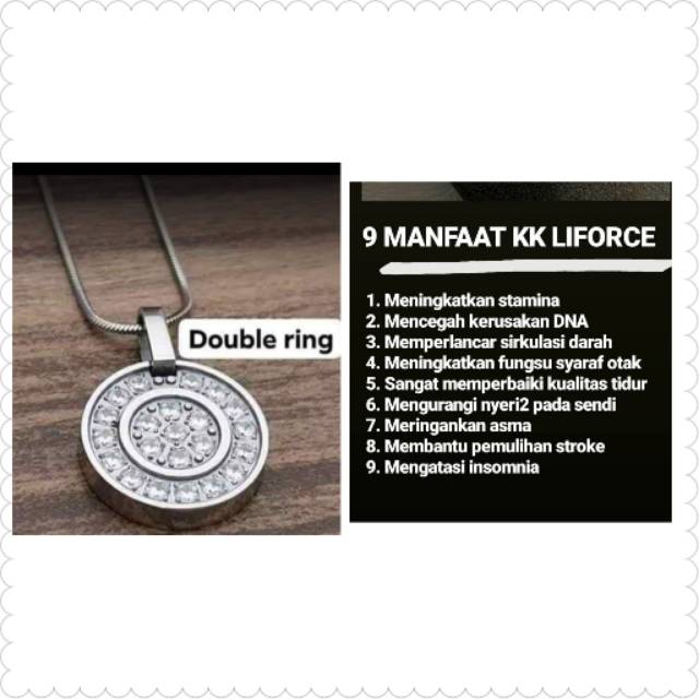 Kalung Kesehatan KK Liforce Double Ring