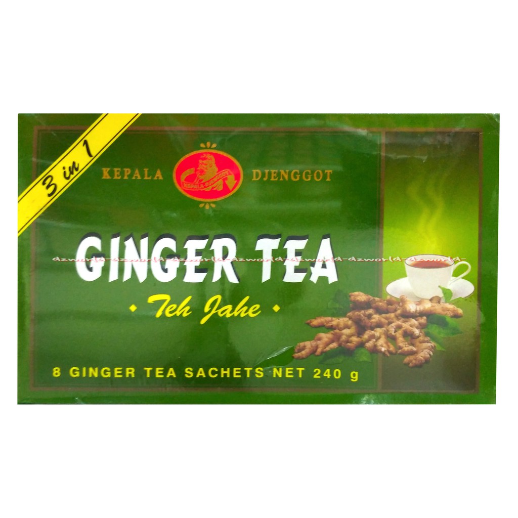 Kepala Djenggot Ginger Tea Teh Jahe Gingertea Gingger Tea 30gr