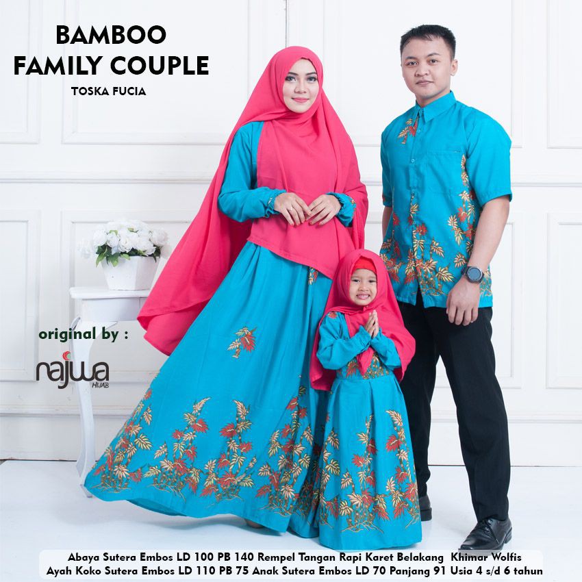 Jual Sepaket Sarimbit Couple Keluarga Ayah Ibu Anak 2 Baju  