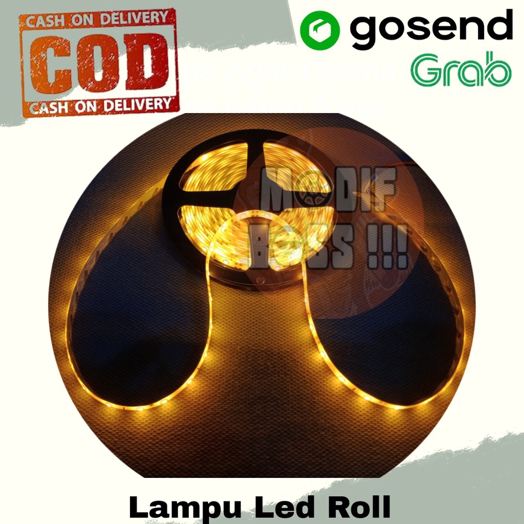 Lampu Led Strip Selang 5050 5m 5050 Lampu Hias Cafe Led Strip Kuning