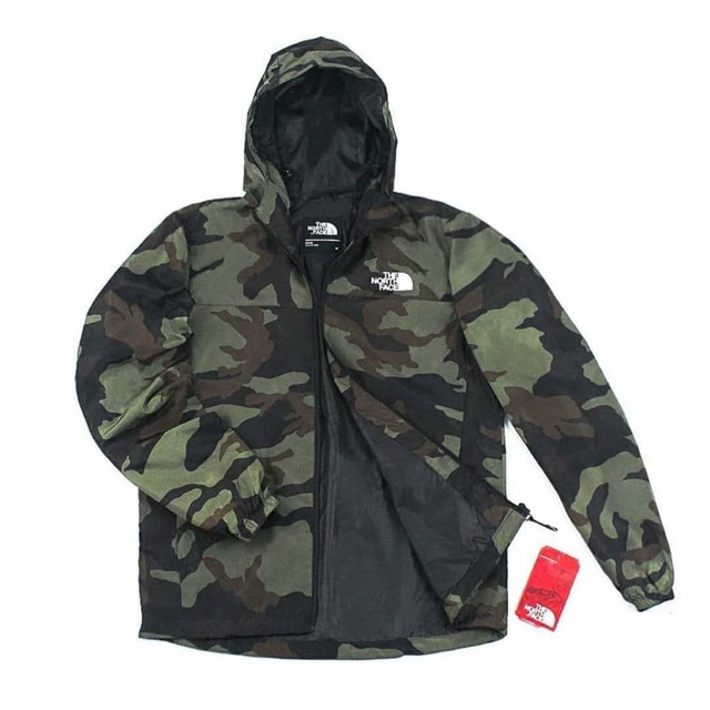The North Face Camouflage Hooded Jacket 