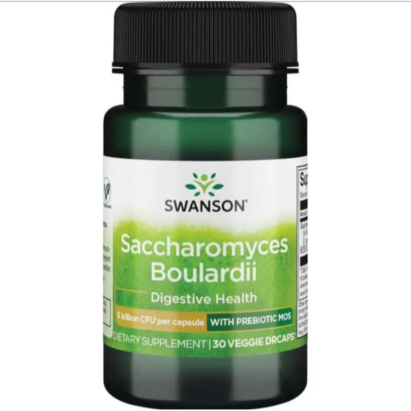 Swanson saccharomyces boulardii with prebiotic isi 30
